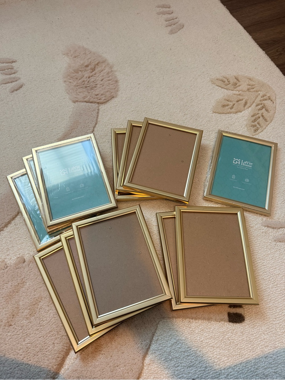 Gold Picture Frames Set by - Gold Frame